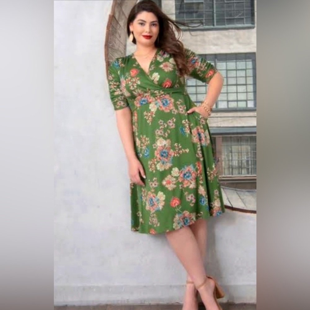 Kiyonna Short Sleeve Plus Size Dress